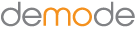 demode logo